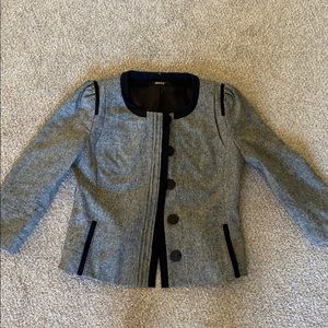 Elie Tahari Gray Blazer